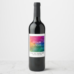 Rótulo De Garrafa De Cerveja Texto de logotipo de empresa personalizado aqui Mo
