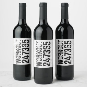 Rótulo De Garrafa De Cerveja Texto riscado vestido Workout 247365 rústico
