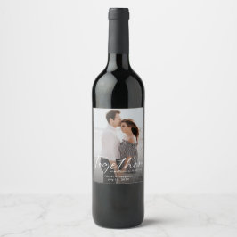 Rótulo De Garrafa De Cerveja Together is my Favorite Place Photo Engagement 