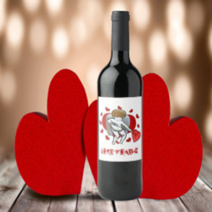 Rótulo De Garrafa De Cerveja Tokens de Amor Cupido