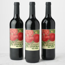Tomate Wine Artsy personalizado com fonte em apuro
