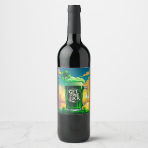 Rótulo De Garrafa De Cerveja Tome sorte