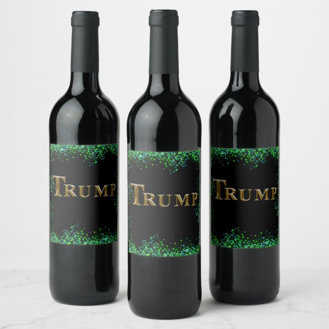 RÓTULO DE GARRAFA DE CERVEJA TRUMP (Garrafas)