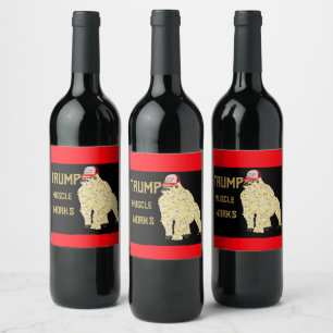 RÓTULO DE GARRAFA DE CERVEJA TRUMP