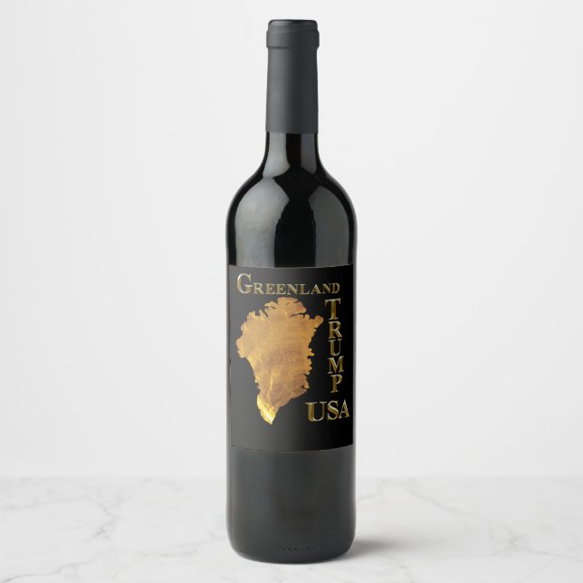 RÓTULO DE GARRAFA DE CERVEJA TRUMP  (Frente)