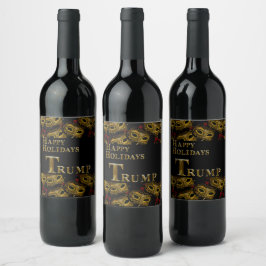 RÓTULO DE GARRAFA DE CERVEJA TRUMP 2024