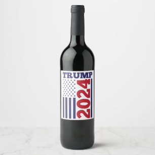 Rótulo De Garrafa De Cerveja Trump 2024