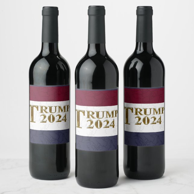 RÓTULO DE GARRAFA DE CERVEJA TRUMP 2024 (Garrafas)