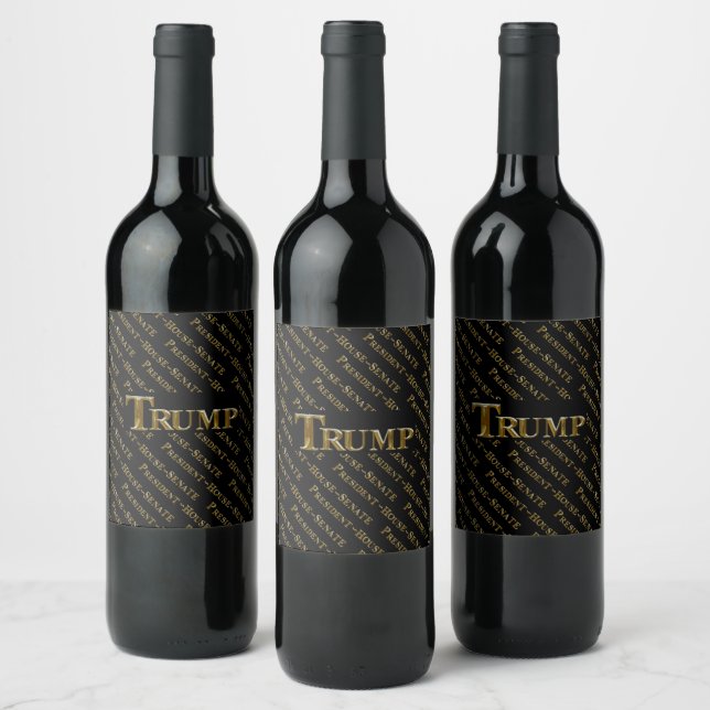 RÓTULO DE GARRAFA DE CERVEJA TRUMP 2024 (Garrafas)