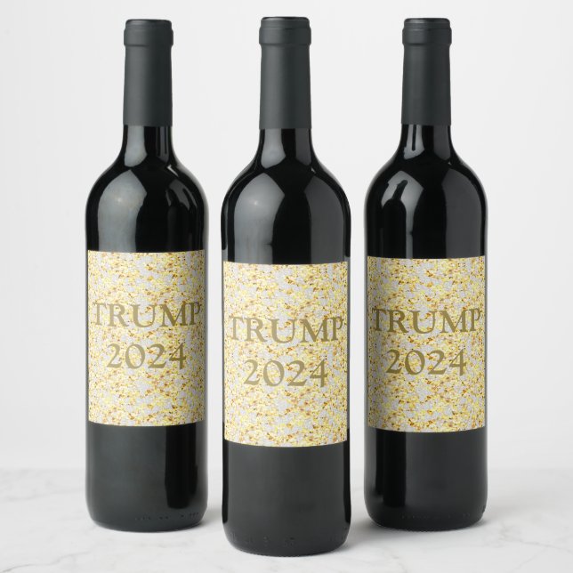 RÓTULO DE GARRAFA DE CERVEJA TRUMP 2024 (Garrafas)