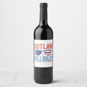 Rótulo De Garrafa De Cerveja Trump Vance 2024 Outlaw Hillbilly Election