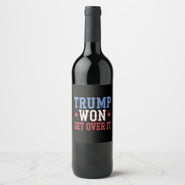 Rótulo De Garrafa De Cerveja Trump Won supera isso 2024 (Frente)