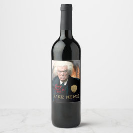 Rótulo De Garrafa De Cerveja Trump's Witch Hunt