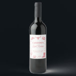 Rótulo De Garrafa De Cerveja Última Festa de solteira de Vovó Cor-de-rosa-claro<br><div class="desc">Este Rótulo de Vinho da Festa de solteira da Última Rapariga do Rodeio, Cor-de-Rosa Esbranquiçada, apresenta um desenho desenhado à mão com ilustrações desenhadas à mão juntamente com uma fonte ocidental! Você tem liberdade para criar algo único! Edite facilmente o texto e as cores para corresponder ao seu estilo! As...</div>