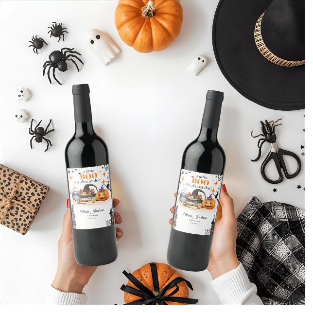 Rótulo De Garrafa De Cerveja um pequeno chá de fraldas de chá de bebê (Criador carregado)