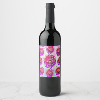 Rótulo De Garrafa De Cerveja Um Rosa é um Rosa é um Rosa