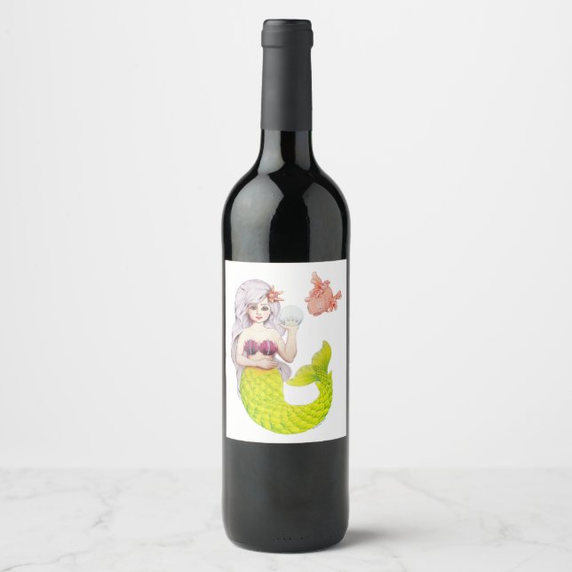 Rótulo De Garrafa De Cerveja Vamos Sê Sereia! (Frente)