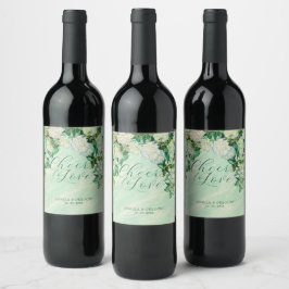 Rótulo De Garrafa De Cerveja Van Gogh Roses Wedding Wine Label