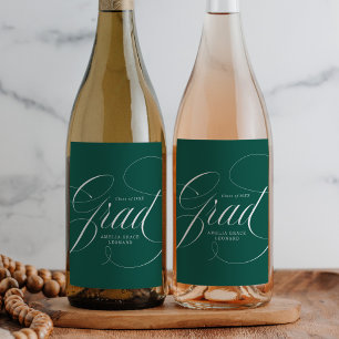 Rótulo De Garrafa De Cerveja Verde Graduação de Eloquência
