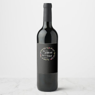 Rótulo De Garrafa De Cerveja Versículo da Bíblia Cristã O Amor é Paciente O Amo