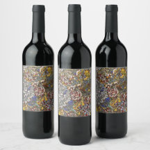 Vidro Arrefecido Floral Botânico