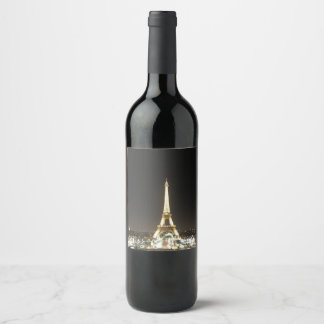 Rótulo De Garrafa De Cerveja Vidro de Vinho de Paris