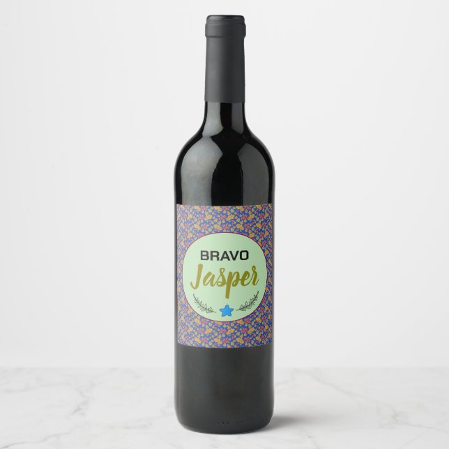 Rótulo De Garrafa De Cerveja Vinheta (Frente)
