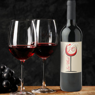 Rótulo De Garrafa De Cerveja Vinho Vermelho Engraçado 70, então que 70 aniversá