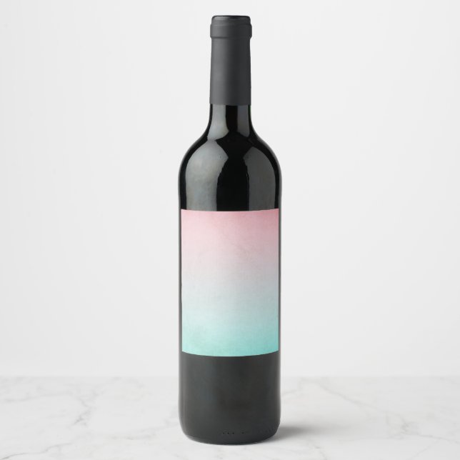 Rótulo De Garrafa De Cerveja Vintage Gradient Texture (Frente)