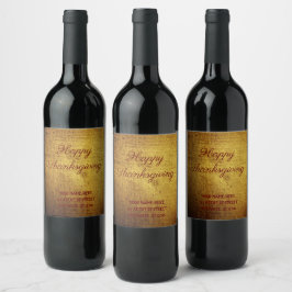 Rótulo De Garrafa De Cerveja Vintage-Look Gold utilizado, personalizado