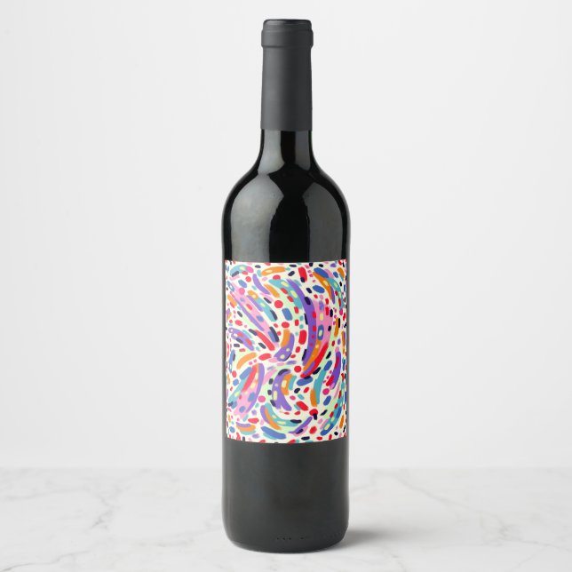 Rótulo De Garrafa De Cerveja Viva Cores! (Frente)