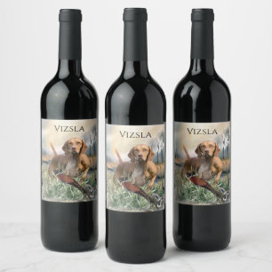 Rótulo De Garrafa De Cerveja Vizsla, Arte