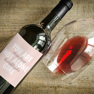 Rótulo De Garrafa De Cerveja Você Não É A Única Citação De Motivação Po