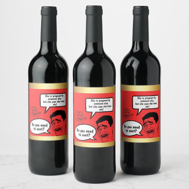 Rótulo De Garrafa De Cerveja Wine & Whine: Custom Labels for Your Drama-Filled  (Garrafas)
