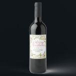 Rótulo De Garrafa De Cerveja Winter Greenery Berries Wreath Christmas<br><div class="desc">O verdugo de inverno deixa bagas sob as etiquetas de vinho de Natal,  simplesmente personalize as etiquetas de vinho de Natal com o seu nome (família) ou nome da empresa. Excelente para presentes de Natal personalizados! Se precisar de ajuda,  entre em contato conosco na nossa loja.</div>