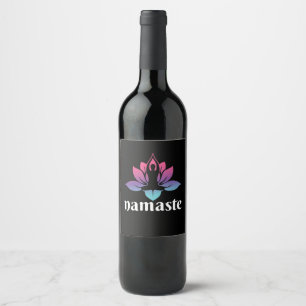 Rótulo De Garrafa De Cerveja Yoga Lover Yoga Namaste