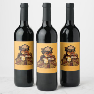 Rótulo De Garrafa De Cerveja Yorkie Poo