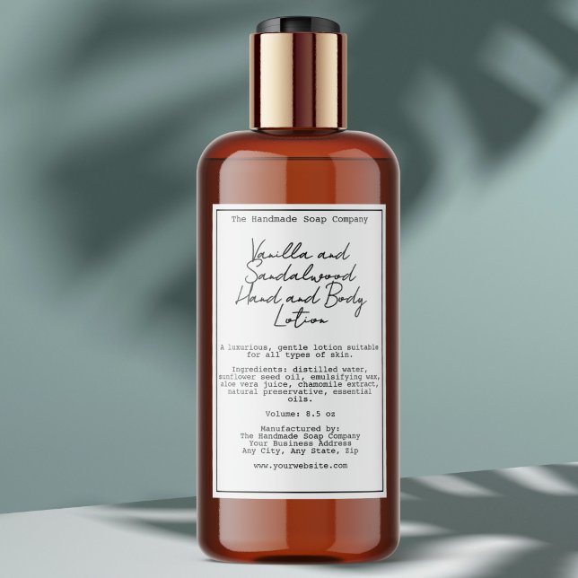 Rótulo de Garrafa de Cosméticos com Aparência de E (Criador carregado)