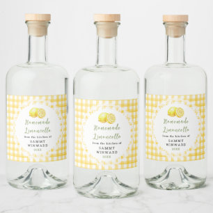 Rótulo de Garrafa de Limoncello Caseiro