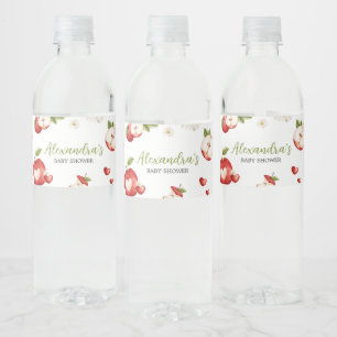 Rótulo De Garrafa De Vinho A Maçã do nosso Chá de fraldas