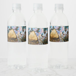 Rótulo De Garrafa De Vinho abstrato natureza e água