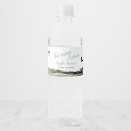 Rótulo De Garrafa De Vinho Aguardam Aventura