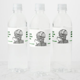 Rótulo De Garrafa De Vinho Alienígena X Soda