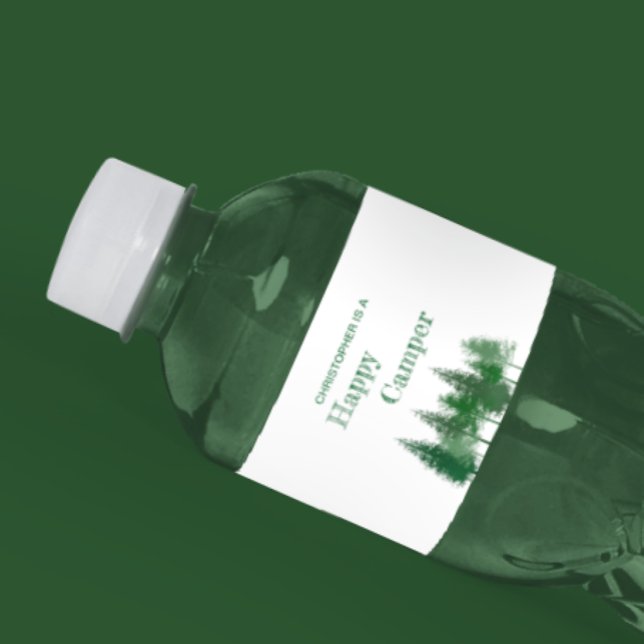 Rótulo De Garrafa De Vinho Aniversário das Árvores da Floresta (Criador carregado)