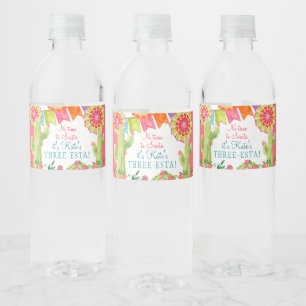 Rótulo De Garrafa De Vinho aniversário de 3 anos permite Festa de Flores Fie