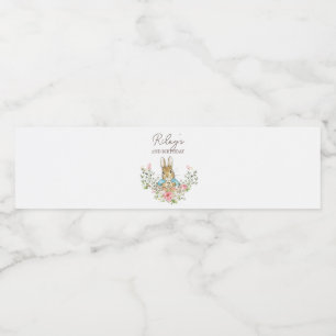 Rótulo De Garrafa De Vinho Aniversário do Coelho Clássico