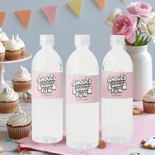 Rótulo De Garrafa De Vinho Aniversário do Fantasma Rosa