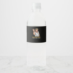 Rótulo De Garrafa De Vinho Arroz Trumpkin conserta tudo