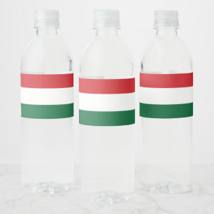 Rótulo De Garrafa De Vinho Bandeira da Hungria