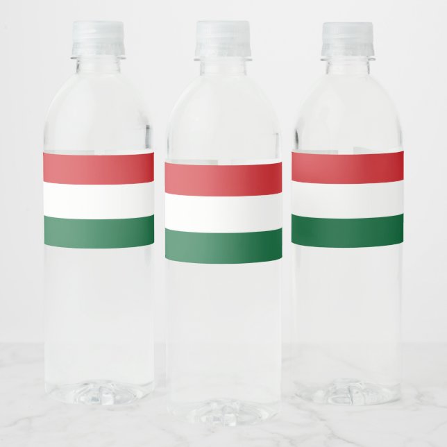 Rótulo De Garrafa De Vinho Bandeira da Hungria (Garrafas)